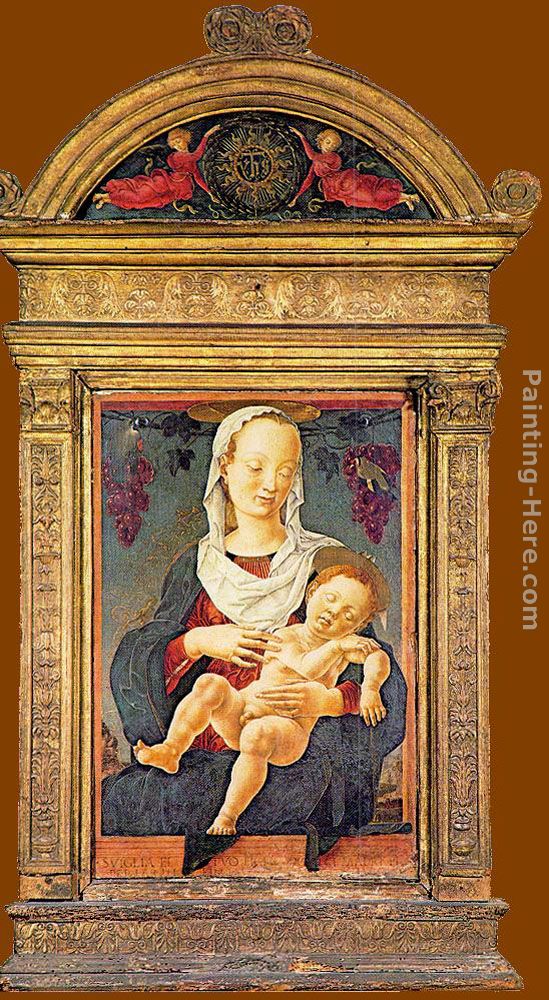 The Madonna of the Zodiac painting - Cosme Tura The Madonna of the Zodiac art painting